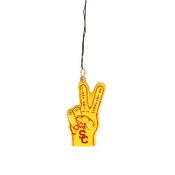 USC Trojans SC Interlock Victory Fingers Ornament